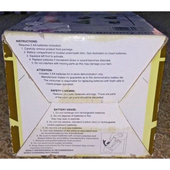 GEMMY Dancing Hamster Buffy Stuffed Animated Plush 2004 Dancing Hamster Plush - Picture 7 of 7